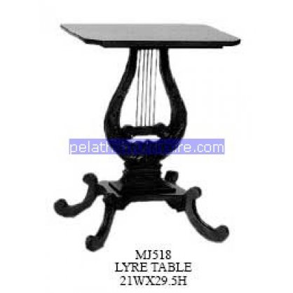 Lyre Table Antique Reproductions   Indonesia Furniture