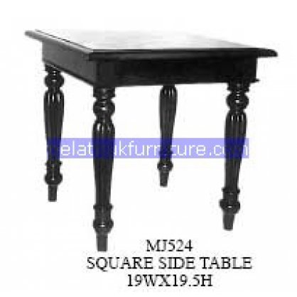 Square Side Table Antique Reproductions   Indonesia Furniture