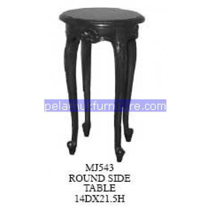 Round Side Table Antique Reproductions   Indonesia Furniture