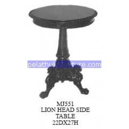 Lion Head Side Antique Reproductions   Indonesia Furniture
