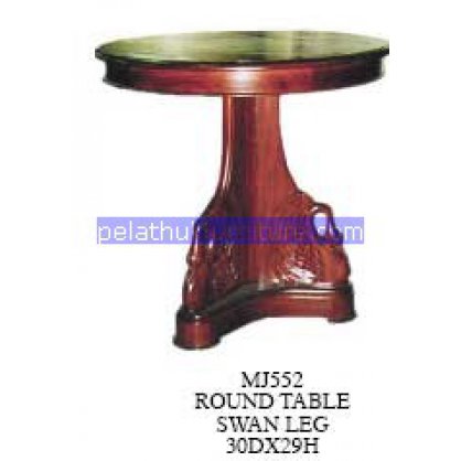 Round Table Swan Leg Antique Reproductions   Indonesia Furniture