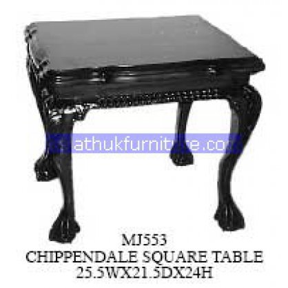 Chippendale Square table Antique Reproductions   Indonesia Furniture