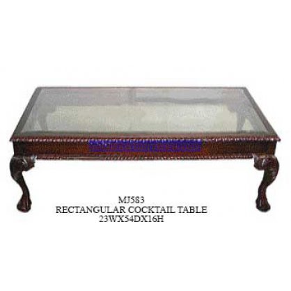 Rectangular Cocktail Table Antique Reproductions   Indonesia Furniture