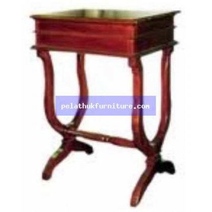 Mahogany Square Table A Antique Reproductions  Side Tables, Small Tables and Consoles Indonesia Furniture