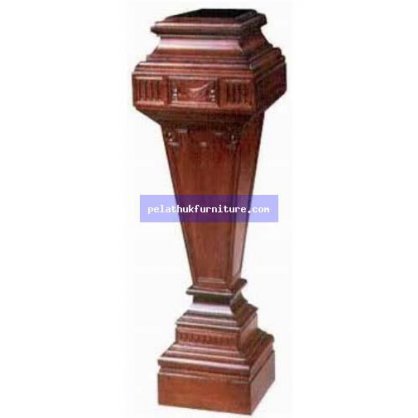Medium Square Torcher Antique Reproductions  Plantstands and Accessories Indonesia Furniture