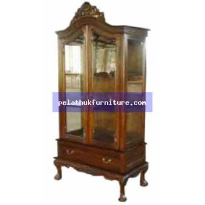 One Drawer Chippendale Cabinet Antique Reproductions  Cabinets, Bookcases, Sideboards  Indonesia Furniture