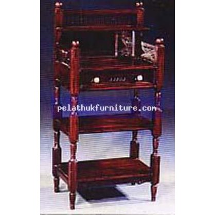 Open Rack with 1 Drawer Antique Reproductions  Plantstands and Accessories Indonesia Furniture