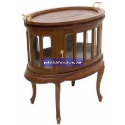 Oval Dumb Waiter Antique Reproductions  Side Tables, Small Tables and Consoles Indonesia Furniture