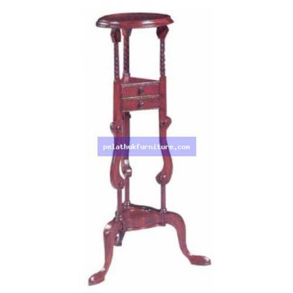 Plantstand with 2 Drawer Antique Reproductions  Plantstands and Accessories Indonesia Furniture