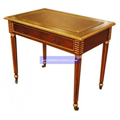 Rectangular Writing Table Antique Reproductions  Desks, Bureaus and Writing Tables Indonesia Furniture