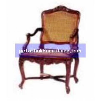 Regency Carver with Rattan Antique Reproductions  Chairs, Stools and Sofas Indonesia Furniture