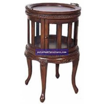 Round Dumb Waiter Antique Reproductions  Side Tables, Small Tables and Consoles Indonesia Furniture