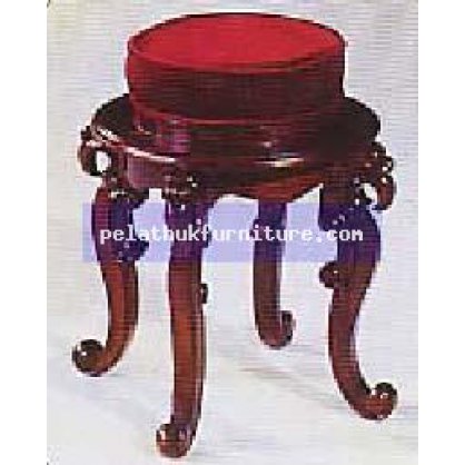 Round Foot Stool Antique Reproductions  Chairs, Stools and Sofas Indonesia Furniture