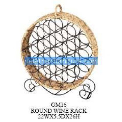 Round Wine Rack Antique Reproductions   Indonesia Furniture