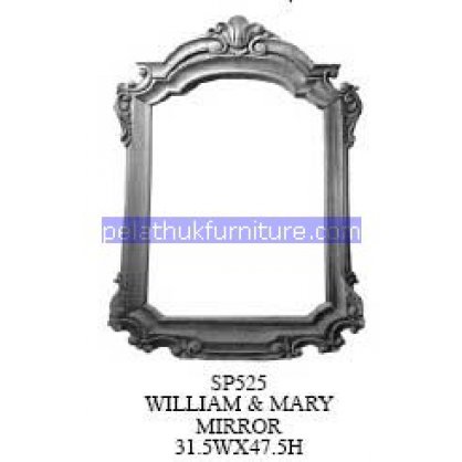 William and Marry Mirror Antique Reproductions   Indonesia Furniture