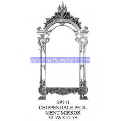 Chippendale Pediment Mirror Indonesia Furniture