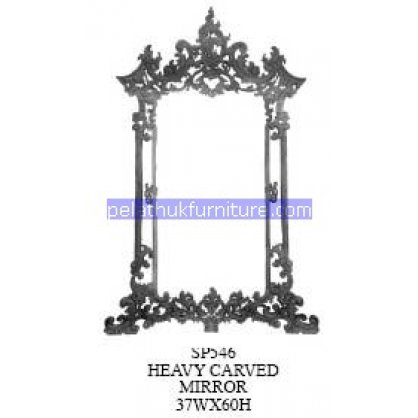 Heavy Carved Mirror Indonesia Furniture