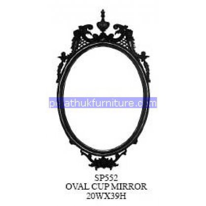 Oval Cup Mirror Antique Reproductions   Indonesia Furniture