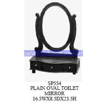 Plain Oval Toilet Mirror Antique Reproductions   Indonesia Furniture