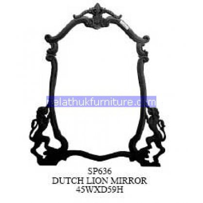 Dutch Lion Mirror Antique Reproductions   Indonesia Furniture