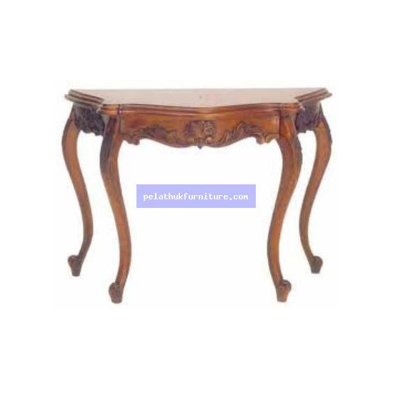 Serpentine Console Table . Antique Reproductions  Side Tables, Small Tables and Consoles Indonesia Furniture
