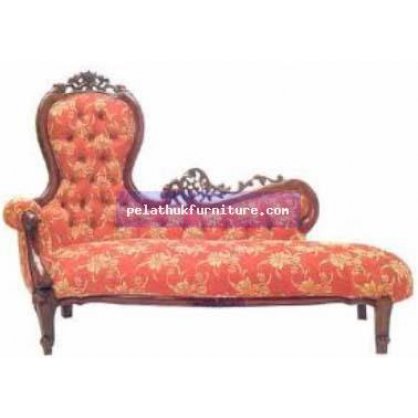 Single Ended Highback Couch Antique Reproductions  Chairs, Stools and Sofas Indonesia Furniture