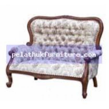 Sofa 2 Seater Antique Reproductions  Chairs, Stools and Sofas Indonesia Furniture
