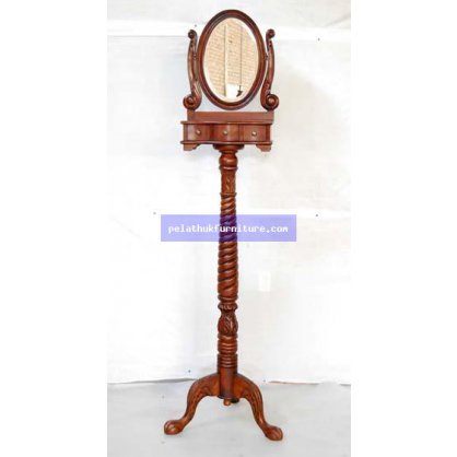 Twist Shaving Stand Antique Reproductions  Plantstands and Accessories Indonesia Furniture