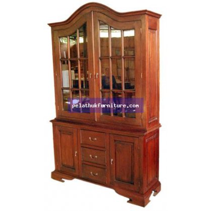 Two Door Display Cabinet B Antique Reproductions  Cabinets, Bookcases, Sideboards  Indonesia Furniture