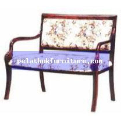Two Seater Fish Carved Antique Reproductions  Chairs, Stools and Sofas Indonesia Furniture