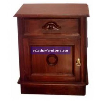 Victorian 1 Door 1 drawer Bedside Antique Reproductions  Bedside Chests Indonesia Furniture