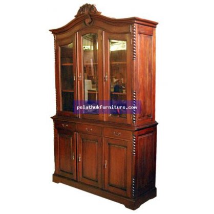 Victorian 3 Door Cabinet Antique Reproductions  Cabinets, Bookcases, Sideboards  Indonesia Furniture