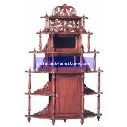Victorian What Not B. Antique Reproductions  Cabinets, Bookcases, Sideboards  Indonesia Furniture
