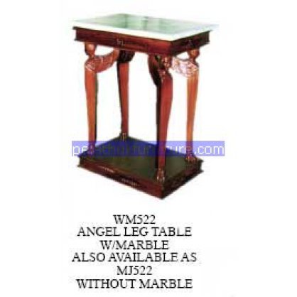 Angel leg table with marble Antique Reproductions   Indonesia Furniture