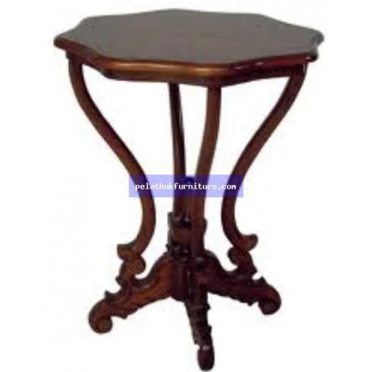 Wine Table Serpentine Antique Reproductions  Side Tables, Small Tables and Consoles Indonesia Furniture