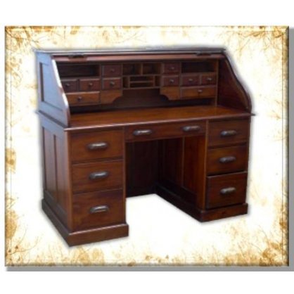 Writing Desk Rolltop Antique Reproductions  Desks, Bureaus and Writing Tables Indonesia Furniture
