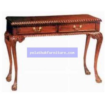 Writing table 2 Drawer Antique Reproductions  Desks, Bureaus and Writing Tables Indonesia Furniture