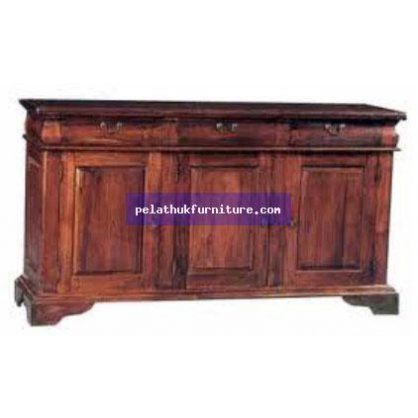 mahogany 3 Door Buffet Antique Reproductions  Cabinets, Bookcases, Sideboards  Indonesia Furniture